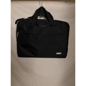 iShare Laptop Messenger Bag Black Nylon Slim Briefcase Padded Sleeve Travel Case